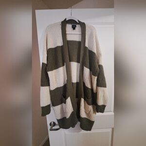 Daytrip Oversized Stripped Cardigan